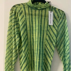 Valencia & Vine New with Tags Sheer Turtleneck Shirt from ShopBop